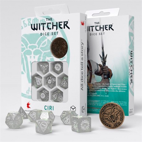 The Witcher Dice Set - Ciri The Lady of Space and Time - Rollespilsterninger - Q-Workshop